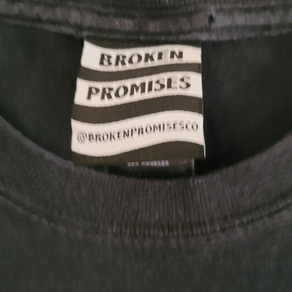 Broken Promises "My Friends Have Become My Demons" Skeleton Graphic Tee - M - Picture 4 of 7